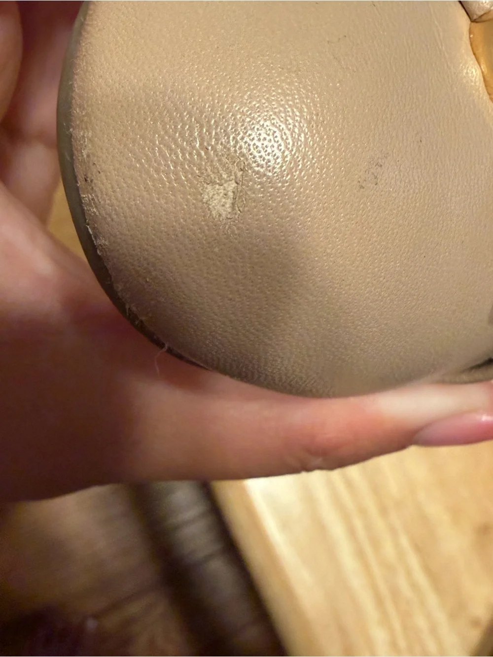 Cole Haan Nude Leather Tali Wedge - 6B